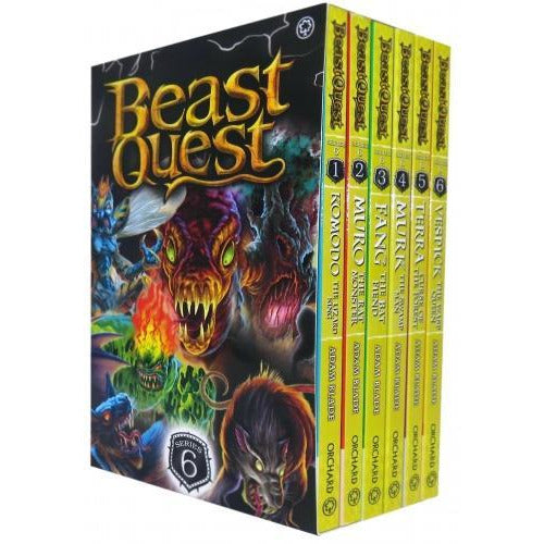 Beast Quest Series 6 The World Of Chaos 6 Books Collection Box Set - Books 31-36 By Adam Blade - books 4 people