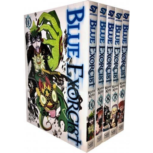 ["9789526530598", "blue exorcist", "blue exorcist volume 10", "blue exorcist volume 6", "blue exorcist volume 7", "blue exorcist volume 8", "blue exorcist volume 9", "Comics and Graphic Novels", "kazue kato", "manga books set", "young adults"]