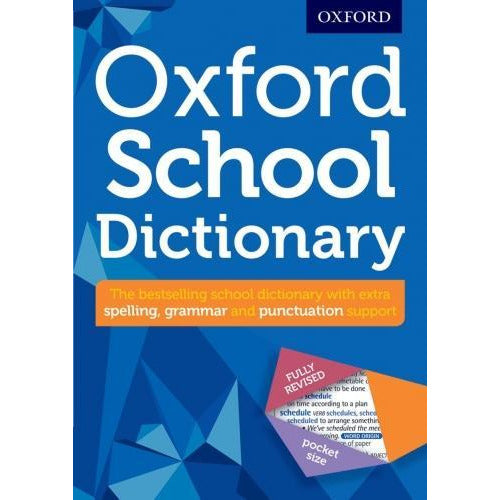 ["9780192786722", "Childrens Educational", "cl0-SNG", "Dictionary", "Oxford School Dictionary"]