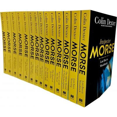 Inspector Morse Mysteries Series Collection Colin Dexter 14 Books Set Pack - books 4 people