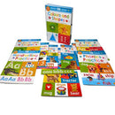 Wipe Clean Ready Set Learn 10 Early Learning Books Set Collection - Phonics, Alphabets, Numbers, Letters, Words, Colours, Shapes