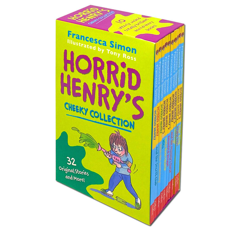 ["9781510102309", "books", "cheeky collection", "children", "children books set", "cl0-PTR", "curse", "francesca", "haunted", "Horrid Henry", "horrid henry books collection", "horrid henry books set", "horrid henry box set", "horrid henry cheeky collection", "horrid henry collection", "house", "junior books", "mummy", "nits", "pack", "pound", "quick", "revenge", "rich", "simon"]