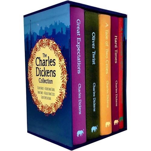 ["9781788287517", "A Chritmas Carol", "A Tales Of Two cities", "Charles Dickens", "Charles Dickens box set", "Charles Dickens Collection", "Children Books (14-16)", "cl0-CERB", "Great Expectations", "Hard Times", "Oliver Twist"]