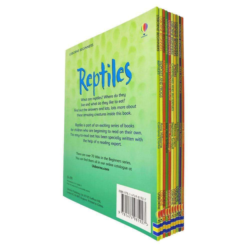 ["9781474981859", "ants", "bees and wasps", "Beginner", "beginner readers", "Bugs", "caterpillars and butterflies", "children books", "children collection", "Childrens Books (7-11)", "cl0-PTR", "how flowers grow", "junior books", "rainforests", "reptiles", "spiders", "tadpoles and frogs", "trees", "usborne", "usborne beginners", "usborne beginners books", "usborne beginners children", "usborne beginners nature", "usborne beginners set", "usborne book collection", "usborne book set", "usborne books", "usborne children", "usborne nature", "usborne set"]