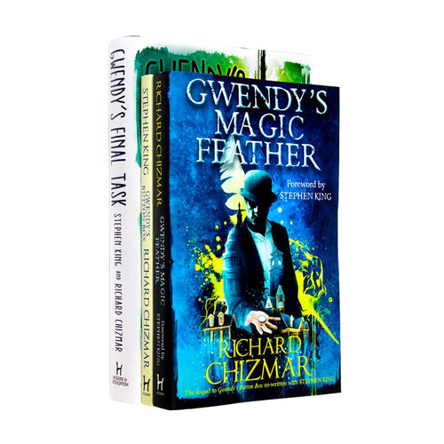 Gwendy's Button Box Trilogy Collection 3 Books Set By Stephen King & Richard Chizmar (Gwendy's Button Box, Gwendy's Magic Feather, [Hardcover]Gwendy's Final Task)